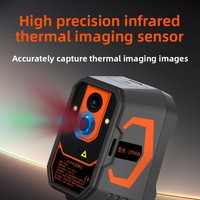 Caméra thermique infrarouge industrielle portable, résolution IR 256x192, sensibilité 50mK, -20°C à 600°C, imageur thermique infrarouge