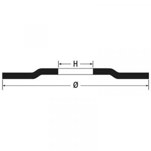 Discos de solapa BETA - 112120004 con tela abrasiva de zirconia, almohadilla de respaldo de plástico, construcción de solapa única Ø 115 mm (paquete múltiple) - Product Image 3