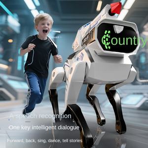 Intelligente Cross-Border <span class=keywords><strong>AI</strong></span> bionico cane meccanico quadrupede Robot giocattolo per bambini voce controllata giocattolo musicale per ragazzi - Product Image 2