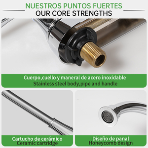 <span class=keywords><strong>Grifo</strong></span> de Cocina Moderno de Acero Inoxidable de 8 Pulgadas SOLVEX, Venta al por Mayor Económica, Fabricante de Grifos, Mezcladores, Grifos de Cocina - Product Image 5