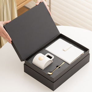 Cadeaux promotionnels avec logo Cadeau d'entreprise personnalisé Tasse en céramique Carnet Plaqué cuivre Cadeau d'entreprise haut de gamme - Product Image 2