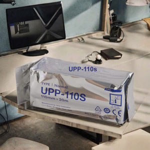 Papel Térmico de Una Capa al por Mayor UP-P-110S, Papel para Caja Registradora 110*20M Blanco para Impresora de Video - Product Image 3