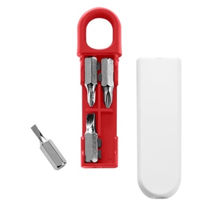 Juego de Destornilladores de Bolsillo Miniatura de Alta Resistencia con Llavero, 4 Puntas Multifunción, con Juego de Herramientas de Acero al Carbono de Grado Industrial - Product Image 1