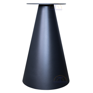 Socle de <span class=keywords><strong>table</strong></span> moderne en <span class=keywords><strong>fonte</strong></span> thermolaquée, piétement noir orné, mobilier de <span class=keywords><strong>bistrot</strong></span> français pour restaurant, café, extérieur - Product Image 2