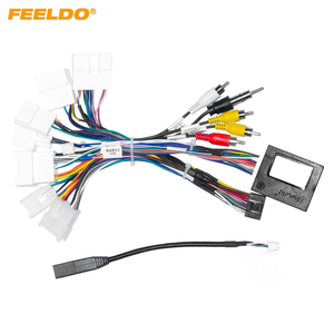 Harnais de câblage stéréo 16 broches avec boîte Canbus pour Toyota Prado/RAV4/adaptateur de fil d'installation Radio Audio - Product Image 6
