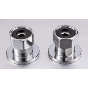 Kits d'installation de robinets de cuisine en laiton commercial, lot de 2, avec <span class=keywords><strong>joint</strong></span> en caoutchouc réglable et brides excentriques, essentiel pour les hôtels et appartements - Product Image 3