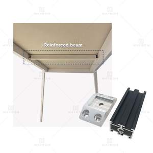 الحديثة الطعام الأثاث الساق المعدنية الألومنيوم أعلى مجموعة منضدة الأثاث المنزلي مخصصة حجم طاولة طعام من الرخام الساقين - Product Image 5