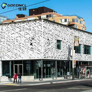 Hiện đại sang trọng nhôm laser cắt tấm cho bên ngoài bức tường ốp mới tùy chỉnh thiết kế mặt tiền trang trí kiến trúc - Product Image 5