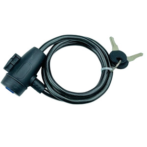 Cadenas à câble pour vélo avec clés, antivol en métal pour VTT, vélo électrique, utilisation extérieure durable - Product Image 2