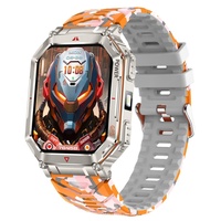 Reloj Inteligente CRG40 para Exteriores 2025, Nuevo con GPS, Altímetro, Barómetro, Brújula, Linterna, Dial con IA, GPT, Resistente al Agua 1 ATM, Reloj Deportivo