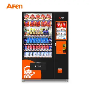 Afen-máquina expendedora de aperitivos automática con pantalla táctil, 22 pulgadas, China, para bebidas