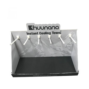 Custom Eco-Friendly Foldable PDQ Cardboard Display Modern Ready Countertop <strong>Hook</strong> Counter <strong>Shelf</strong> for Detail Made Recyclable - Product Image 5