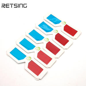 Gafas 3D de Papel <span class=keywords><strong>Rojo</strong></span> y Azul Reciclables con Logotipo Personalizado a Todo Color para <span class=keywords><strong>Cine</strong></span> y Proyecciones de Eventos - Product Image 5