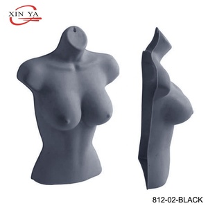 <span class=keywords><strong>Mannequin</strong></span> de présentation féminin en plastique à poitrine généreuse (812-02-Beige/Blanc/Noir) - Product Image 4