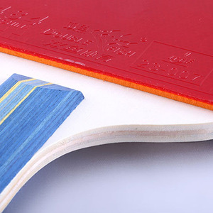 Ensemble de raquettes de tennis de table Double Fish 2 pièces, manche long, 7 couches de bois pur, <span class=keywords><strong>kit</strong></span> de raquettes de <span class=keywords><strong>ping</strong></span>-<span class=keywords><strong>pong</strong></span> - Product Image 3