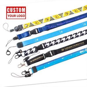 New Top Sale <b>Polyester</b> Neck <b>Lanyards</b> Custom Sublimation Logo Multi Color <b>Lanyards</b> Keychain - Product Image 3