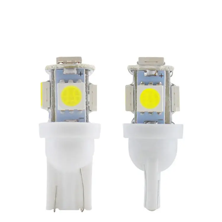 Luce a LED T10 5SMD 5050 LED larghezza luce lampada da lettura per auto licenza lampadina a LED