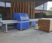 Machine à scier circulaire automatique verticale pour palettes en bois, pour la découpe de planches
