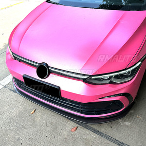 Protector de Parachoques Delantero para Golf MK8 GTI, Estilo Fibra de Carbono, Protector de Parachoques Deportivo para VW Golf MK8 GTI 2020-2024, Accesorios para Automóviles - Product Image 4