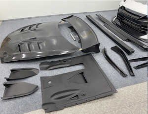 Kit de Carrocería Estilo TS, Material Superior de Fibra de Carbono, Parachoques, Capó, Faldones Laterales, Alerón para <span class=keywords><strong>Nissan</strong></span> GTR <span class=keywords><strong>35</strong></span> - Product Image 3