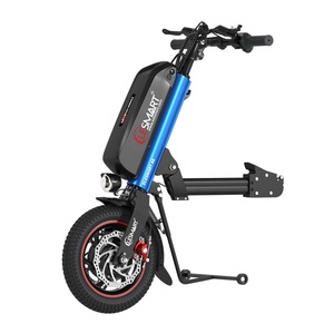 Accessoire de propulsion pour fauteuil roulant Elesmart 500W, handbike électrique pour fauteuil roulant, batterie rechargeable Li-ion 12.8Ah, <span class=keywords><strong>traction</strong></span> pour fauteuil roulant - Product Image 1