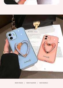 Funda de teléfono flotante galvanoplastia para Samsung galaxy <span class=keywords><strong>a22</strong></span> <span class=keywords><strong>a32</strong></span>, carcasa trasera de teléfono con soporte de metal - Product Image 4