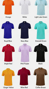 Camiseta Polo Personalizada de Color Sólido al por Mayor, Camiseta Polo de Trabajo con Impresión Personalizada, Camiseta Polo para Hombre con Logotipo - Product Image 6