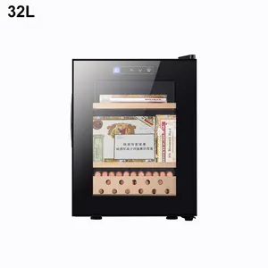 Humidor eléctrico de cigarros Vanace 23L 32L 46L Gabinete de humidor de cigarros de madera de cedro español de alta calidad para uso en hoteles