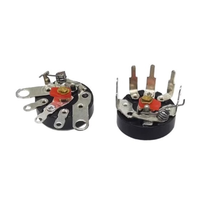 Potentiomètre rotatif à film de carbone linéaire RV12 avec interrupteur 5K 100k 150V AC/DC 12V 0.1W pour application radio