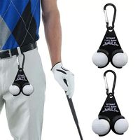 Porte-balles de golf amusant et portable, accessoire de golf, cadeau pour golfeurs avec clip porte-clés, fixation facile sur sac ou chariot