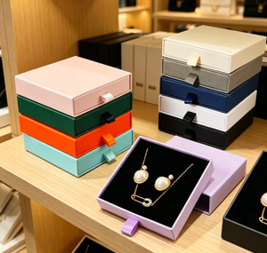 Colorful Drawer Style Accessory <b>Box</b>, Jewelry <b>Gift</b> <b>Box</b>, Universal Packaging <b>for</b> Earrings Necklaces <b>Rings</b> - Product Image 5