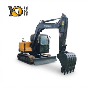 Nueva Excavadora de Cadenas Hyundai HX80 con Motor Yanmar, Certificación EPA, Excavadora Hidráulica para Construcción - Product Image 3