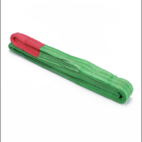 2T Polyester 5:1/6:1/7:1/8:1 Düz Gözlü Dokuma Kaldırma Askısı, 4 İnç Göz Uzunluğu, CE GS ISO9001 Sertifikalı