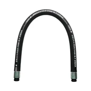 3 inches 80mm 9meter Concrete Delivery Hose/ steel wire reinforced cement hose factory supplier