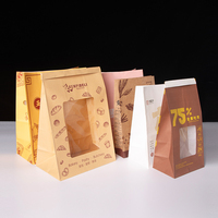 Produit phare : Emballage alimentaire en kraft écologique et recyclable, personnalisable, à fond carré, pour café, pain et plats à emporter, destiné aux supermarchés