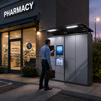 Casier de livraison intelligent de médicaments sur ordonnance Winnsen, à température contrôlée, avec code QR pour les chaînes de pharmacies