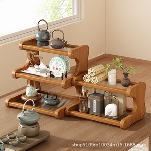 Meuble de rangement multifonctionnel pour cuisine et cosmétiques, étagère de rangement pour tasses de salon domestique, meuble de rangement pour baie vitrée - Product Image 2