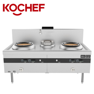 YUCHEF serisi gaz pişirme ocak ocak ocak kazanlar ile ticari mutfak restoran çift <span class=keywords><strong>Wok</strong></span> tek sıcaklık Pot gaz sobası - Product Image 2