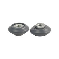 Roulette de porte coulissante moderne en acier Cowell SR001 avec roulettes en nylon, faible bruit, épaisseur 4 mm pour porte de douche
