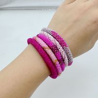 Bracelet en perles tissé à la main rose, diffuseur d'huiles essentielles, parfum longue durée, frais, doux, élégant, bracelets perlés tendance