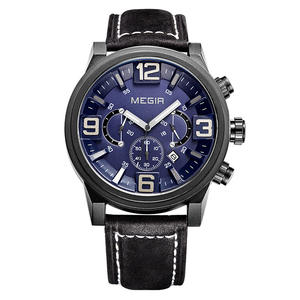 นาฬิกาผู้ชายสามดวงเรืองแสงกันน้ำนาฬิกาข้อมือกีฬานาฬิกามัลติฟังก์ชั่นของผู้ชาย - Product Image 2