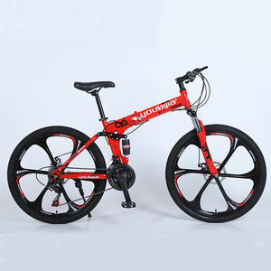 Gran oferta, bicicleta de montaña plegable barata, Ciclo de 20/24/26 pulgadas con marco de acero personalizado, engranajes, rueda, bicicleta plegable para adultos - Product Image 4