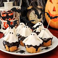 24 décorations de cupcakes chauve-souris pour Halloween, piques à cupcakes chauve-souris noires à paillettes pour thème d'horreur, baby shower, décoration d'anniversaire pour enfants