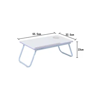 多功能可折叠床托盘桌，带折叠腿笔记本电脑桌，用于床阅读桌，用于床
