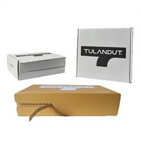 Boîtes d'emballage personnalisées en papier d'art gaufré recyclable pour vêtements et chaussettes, avec pelliculage brillant 1mm, tailles sur mesure pour vêtements et fourrures
