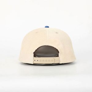 BSCI Oem Custom <b>Men</b> Women High Quality 5 Panel Unstructured Embroidery Logo <b>Cap</b> <b>Flat</b> Bill Gorras Corduroy Snapback Hats - Product Image 5