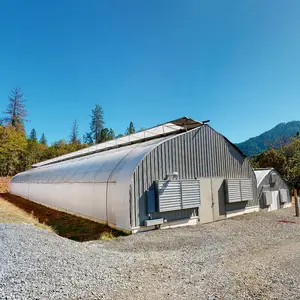 FM 상업 150Mic 플라스틱 팬더 필름 높은 터널 녹색 집 농구 터널 버섯 온실 농업 장비