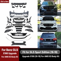 Kit de carrosserie avant et arrière style 63 pour Mercedes Benz GLS Classe X166 2016-2019, kit de conversion, vente en gros