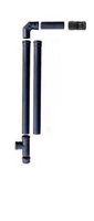 Tuyau d'extension en acier inoxydable pour four à gaz 150mm, tube de cheminée, rallonge de tube en acier inoxydable