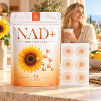 Vente en gros de patchs NAD+ hypoallergéniques doux et respectueux de la peau pour hommes et femmes, usage quotidien